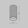 Миниатюра фото потолочный светильник maytoni artisan c080cl-01-gu10-b | 220svet.ru