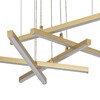 Миниатюра фото подвесной светодиодный светильник indigo paralleli 14017/5p gold v000087l | 220svet.ru
