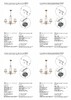 Миниатюра фото подвесная люстра vitaluce v1848-8/3 | 220svet.ru
