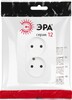 Миниатюра фото розетка эра серия 12 12-2107-01м двойная 2x2p 16а-250в белый матовый б0065688 | 220svet.ru