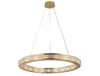 Миниатюра фото подвесная люстра newport 8560/80 c gold polished м0070795 | 220svet.ru
