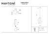 Миниатюра фото подвесной светильник maytoni telford p361pl-01g | 220svet.ru