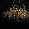 Миниатюра фото подвесная люстра loft it bijout 10067/1250 gd | 220svet.ru
