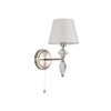 Миниатюра фото бра с выключателем lumion vermont 8274/1w никель | 220svet.ru