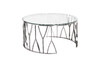 Миниатюра фото стол журнальный garda decor 13rxct3104-silver | 220svet.ru