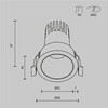 Миниатюра фото встраиваемый светодиодный светильник maytoni dip dl116-10w-4k-w | 220svet.ru