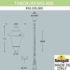 Миниатюра фото парковый фонарь  fumagalli tabor/remo r50.205.000.axh27 | 220svet.ru