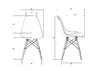 Миниатюра фото набор 2шт стул обеденный dobrin dsw lmzl-pp638-n2_lb-mtr_gr-03-11512 | 220svet.ru