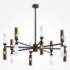 Миниатюра фото люстра на штанге maytoni memory mod177pl-16g | 220svet.ru