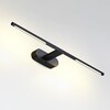 Миниатюра фото подсветка для зеркала odeon light hightech 6634/7wl черный | 220svet.ru