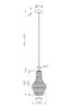Миниатюра фото подвесной светильник maytoni tommy p054pl-01b1 | 220svet.ru