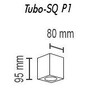 Миниатюра фото потолочный светильник topdecor tubo8 sq p1 20 | 220svet.ru