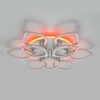 Миниатюра фото потолочная люстра с пультом ду citilux ромби смарт cl236a190e | 220svet.ru