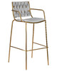 Миниатюра фото стул барный 2шт dobrin miller gold lmn-1637-n_g-m_v-135-37-12358 | 220svet.ru