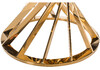 Миниатюра фото стол стеклянный woodville twist gold / black 11642 | 220svet.ru