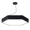 Миниатюра фото подвесной светодиодный cветильник geometria эра hexagon spo-121-b-40k-038 38вт 4000к черный б0050551 | 220svet.ru