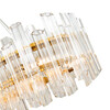 Миниатюра фото подвесная люстра delight collection kg0769p-12l clear/ brass | 220svet.ru