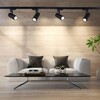 Миниатюра фото трековый светильник reluce 06712-9.3-001qy led12w bk | 220svet.ru