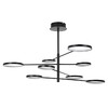 Миниатюра фото потолочная светодиодная люстра myfar mr1220-8cl | 220svet.ru