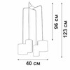 Миниатюра фото подвесная люстра vitaluce v3089/4s | 220svet.ru