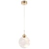 Миниатюра фото подвесной светодиодный светильник crystal lux cielo sp3w led gold | 220svet.ru