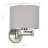 Миниатюра фото настенный светильник evoluce бера sle300511-01 | 220svet.ru