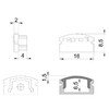 Миниатюра фото заглушка deko-light end cap f-au-01-10 set 2 pcs 978510 | 220svet.ru