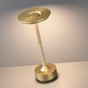 Миниатюра фото настольная светодиодная лампа odeon light tet-a-tet 5033/6tl матовый золотой | 220svet.ru