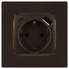 Миниатюра фото розетка эра серия 12 12-4108-13 2p+e 16a-250в со шторками с usb type-a+c 5в-3а бронза б0067757 | 220svet.ru