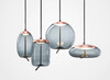 Миниатюра фото подвесной светодиодный светильник knot d copper/blue delight collection | 220svet.ru