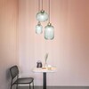 Миниатюра фото подвесной светильник ideal lux mint-3 sp1 verde | 220svet.ru