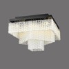 Миниатюра фото потолочная люстра lumion spirals 6576/11cs черный | 220svet.ru