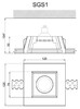 Миниатюра фото встраиваемый светильник artpole sgs1 | 220svet.ru