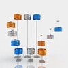 Миниатюра фото настольная лампа aqua cill orange artemide | 220svet.ru