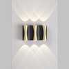 Миниатюра фото настенный светодиодный светильник crystal lux clt 022w3 bl-go 4000k | 220svet.ru