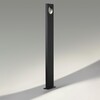 Миниатюра фото уличный светодиодный светильник odeon light nature 6653/10ga черный | 220svet.ru