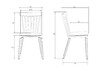 Миниатюра фото набор 2 шт стул обеденный dobrin theo lmzl-pp687-n2_lb-tr_gr-03-13357 | 220svet.ru