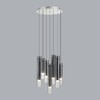 Миниатюра фото подвесная светодиодная каскадная люстра odeon light shiny 5061/32la серебристая | 220svet.ru