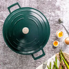 Миниатюра фото кастрюля с крышкой green 28 см литой алюминий 5л masterclass kitchen craft | 220svet.ru