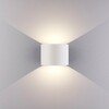 Миниатюра фото уличный настенный светодиодный светильник elektrostandard 1518 techno led blade белый a038830 | 220svet.ru