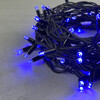 Миниатюра фото гирлянда нить 10м синяя 220в, 100 led, провод черный каучук, ip65 ltc ll100-1-2b | 220svet.ru