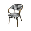 Миниатюра фото полукресло roomers furniture e6014-w104/black | 220svet.ru