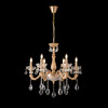 Миниатюра фото подвесная люстра crystal lux elizabeth sp6 brass | 220svet.ru