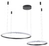 Миниатюра фото подвесная светодиодная люстра zortes ringolight zrs.33321.63f | 220svet.ru