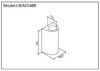 Миниатюра фото уличный настенный светодиодный светильник designled jy zima-2 lwa0148b-bl-ww 002805 | 220svet.ru