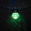 Миниатюра фото светодиодная гирлянда призма 5м разноцветная 24в, 10 led, провод черный пвх, ip54 ltc bll10p-11-1m | 220svet.ru
