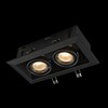 Миниатюра фото встраиваемый светильник maytoni metal dl008-2-02-b | 220svet.ru