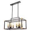 Миниатюра фото подвесная люстра lumina deco waldorf ldp 1140-8 bk+md | 220svet.ru