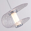 Миниатюра фото подвесной светодиодный светильник delight collection md24020901-1a chrome/clear | 220svet.ru