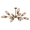 Миниатюра фото потолочная люстра escada desire 10165/12pl copper | 220svet.ru